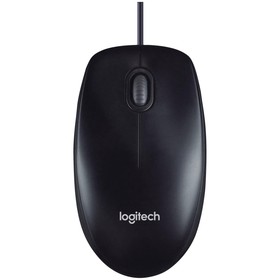 Мышь Logitech M90, проводная, оптическая, 1000 dpi, USB, чёрная