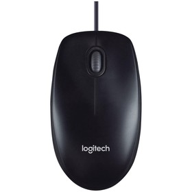 Мышь Logitech M90, проводная, оптическая, 1000 dpi, USB, чёрная 9656213