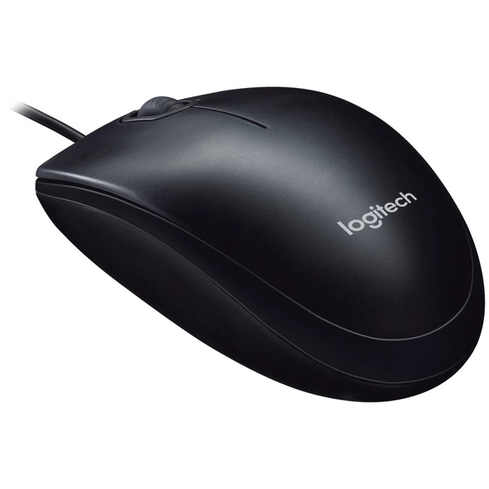 Мышь Logitech M90, проводная, оптическая, 1000 dpi, USB, чёрная - фото 51310295