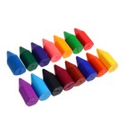 Мелки восковые 15 цветов «Кроха» в стакане - Фото 6