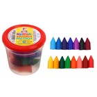 Мелки восковые 15 цветов «Кроха» в стакане - Фото 8