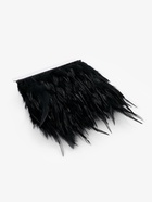 Перья петуха декоративные, на ленте, 10-15 см, 5±0.5 м, чёрные - Фото 2