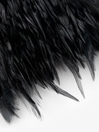 Перья петуха декоративные, на ленте, 10-15 см, 5±0.5 м, чёрные - Фото 3