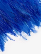 Перья петуха декоративные, на ленте, 10-15 см, 5±0.5 м, синие - Фото 3