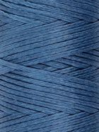 Нитки вощёные, плетёные, плоские, 150D/16, 0.8 мм, 50±2 м, тёмно-синие - Фото 3