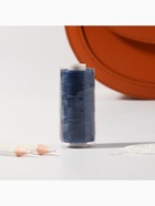 Нитки вощёные, плетёные, плоские, 150D/16, 0.8 мм, 50±2 м, тёмно-синие - Фото 6