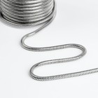 Цепочка для сумки, железная, d = 3 мм, 10 ± 0,5 м, цвет серебряный - Фото 3