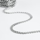 Цепочка для сумки, железная, 9.5×6.5 мм, 10±0.5 м, цвет серебряный - Фото 3