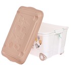 Ящик для хранения игрушек «Зверушки на опушке», на колёсах, 58×39×33.5 см - Фото 5