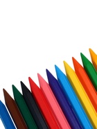 Мелки восковые 12 цветов ZOO, шестигранные - Фото 4