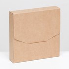 Коробка конверт крафт, 18 х 18 х 4 см - фото 319453034