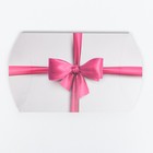 Коробка складная, подушка, "Розовый бант" 19 х 14 х 4 см, - Фото 3