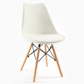 Стул мягкий "Eames" белый 9464921