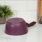 Ковш Trendy Style, 1,5 л, стеклянная крышка, съемная ручка, антипригарное покрытие, цвет фиолетовый - фото 4379335
