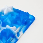Форма для льда и кондитерских изделий «Звездочки», 20,1×10,2 см, h=2 см, ячейка 4,5 см, цвет синий - Фото 6