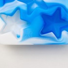 Форма для льда и кондитерских изделий «Звездочки», 20,1×10,2 см, h=2 см, ячейка 4,5 см, цвет синий - Фото 7