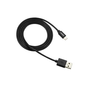 Кабель Canyon MFI-1, Lighting - USB, 2.4 А, чип MFI, сертифицирован Apple, 1 м, черный