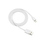 Кабель Canyon MFI-3, Lighting - USB, 2.4А, чип MFI, сертифицирован Apple, 1м, нейлон, белый 9646050 - фото 10476720