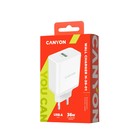 Сетевое зарядное устройство Canyon H-36, USB, 3 А, 36 Вт, быстрая зарядка, белое - фото 51463224 Сетевое зарядное устройство Canyon H-36, USB, 3 А, 36 Вт, быстрая зарядка, белое - фото 51463224