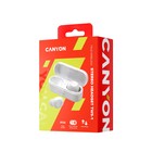 Наушники Canyon TWS-1, вакуумные, микрофон, 45/300 мАч, handsfree, IPX4, белые - фото 51310314 Наушники Canyon TWS-1, вакуумные, микрофон, 45/300 мАч, handsfree, IPX4, белые - фото 51310314
