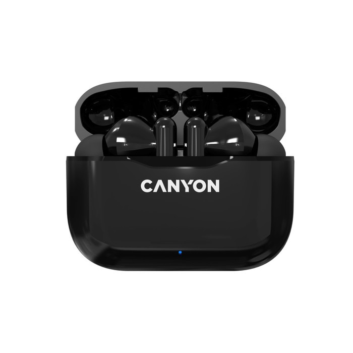 Наушники Canyon TWS-3, вакуумные, микрофон, 40/300 мАч, handsfree, IP33, черные - фото 51310317