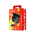 Наушники Canyon TWS-3, вакуумные, микрофон, 40/300 мАч, handsfree, IP33, черные - фото 51310322 Наушники Canyon TWS-3, вакуумные, микрофон, 40/300 мАч, handsfree, IP33, черные - фото 51310322