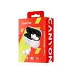 Наушники Canyon TWS-3, вакуумные, микрофон, 40/300 мАч, handsfree, IP33, белые - фото 51310330 Наушники Canyon TWS-3, вакуумные, микрофон, 40/300 мАч, handsfree, IP33, белые - фото 51310330
