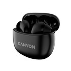 Наушники Canyon TWS-5, вакуумные, микрофон, сенсор, BT 5.3, 40/500 мАч,  IP33, черные - фото 10476794