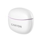 Наушники Canyon TWS-5, вакуумные, микрофон, сенсор, BT 5.3, 40/500 мАч, IP33, фиолетовые - фото 51310342 Наушники Canyon TWS-5, вакуумные, микрофон, сенсор, BT 5.3, 40/500 мАч, IP33, фиолетовые - фото 51310342