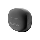 Наушники Canyon TWS-8, вакуумные, микрофон, шумоподавление, BT 5.3, 40/470 мАч, IP33, черные - фото 51310363 Наушники Canyon TWS-8, вакуумные, микрофон, шумоподавление, BT 5.3, 40/470 мАч, IP33, черные - фото 51310363