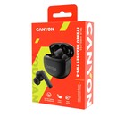 Наушники Canyon TWS-8, вакуумные, микрофон, шумоподавление, BT 5.3, 40/470 мАч, IP33, черные - фото 51310364 Наушники Canyon TWS-8, вакуумные, микрофон, шумоподавление, BT 5.3, 40/470 мАч, IP33, черные - фото 51310364