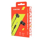 Наушники Canyon EPM-01, вакуумные, микрофон, 32 Ом, 100 дБ, 1.2 м, 3.5мм, черные - фото 51310367 Наушники Canyon EPM-01, вакуумные, микрофон, 32 Ом, 100 дБ, 1.2 м, 3.5мм, черные - фото 51310367
