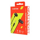 Наушники Canyon EPM-03, вакуумные, микрофон, 15 мм, 32 Ом, 100 дБ, 1.2 м, 3.5мм, темно-серые - фото 51310373 Наушники Canyon EPM-03, вакуумные, микрофон, 15 мм, 32 Ом, 100 дБ, 1.2 м, 3.5мм, темно-серые - фото 51310373