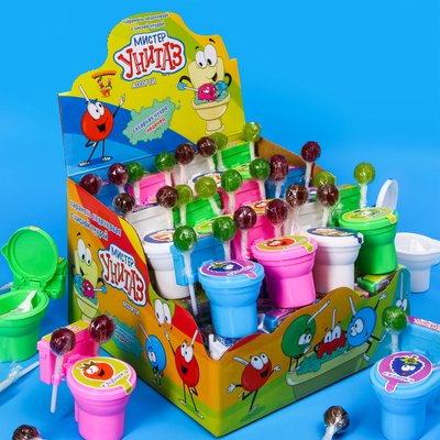 УЦЕНКА Леденцы «Мистер Унитаз» с кислой пудрой, 15 г (до 17.06.2025)