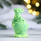 Фигурное мыло "Дракон в яйце" зеленое, 50гр - Фото 4