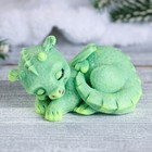 Фигурное мыло "Дракончик лежит" зеленое, 70гр - фото 5076959