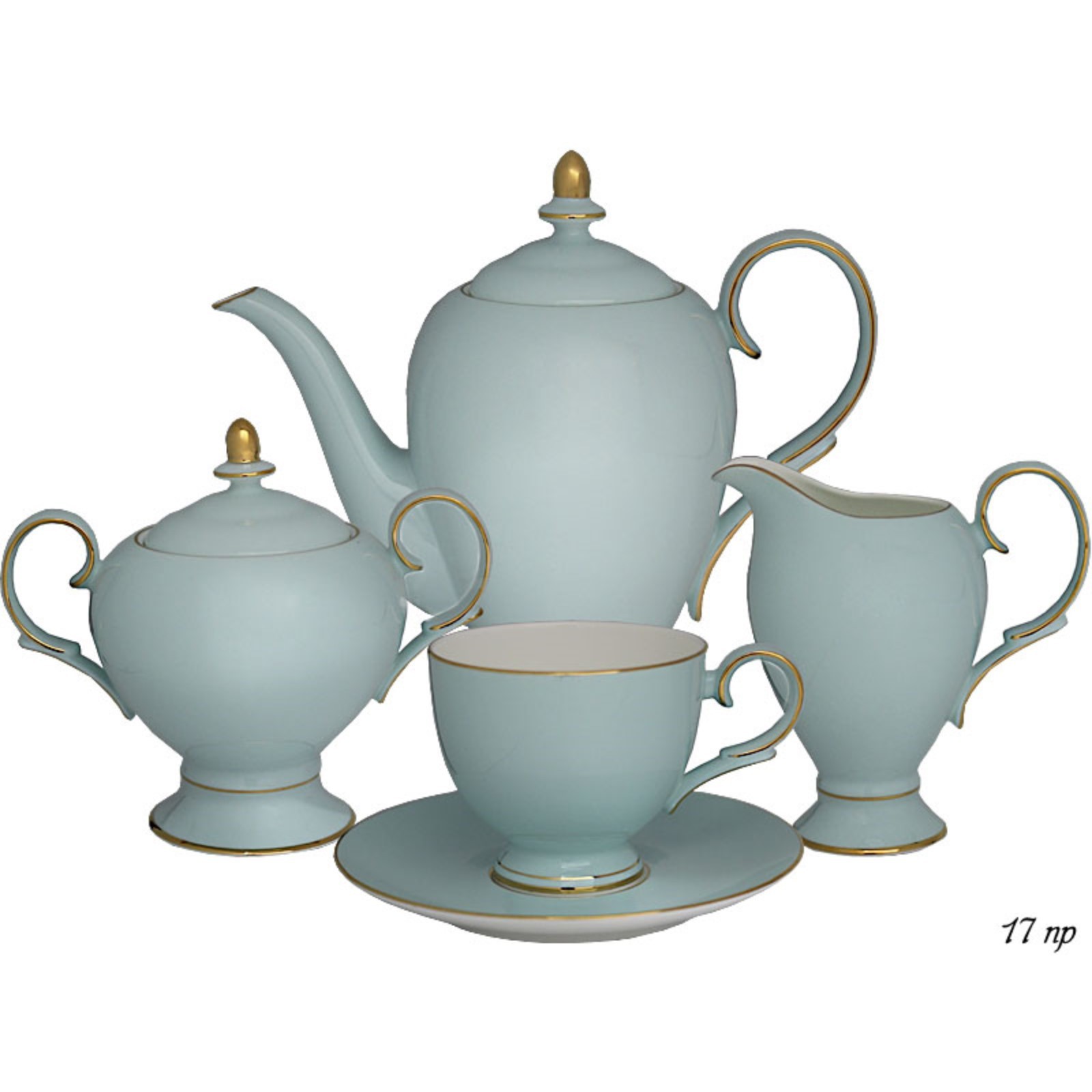 Чайный сервиз Lenardi Blue, 17 предметов (108-290) - Купить по цене от ...