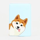 Обложка для проездного, пропуска, цвет голубой - Фото 1