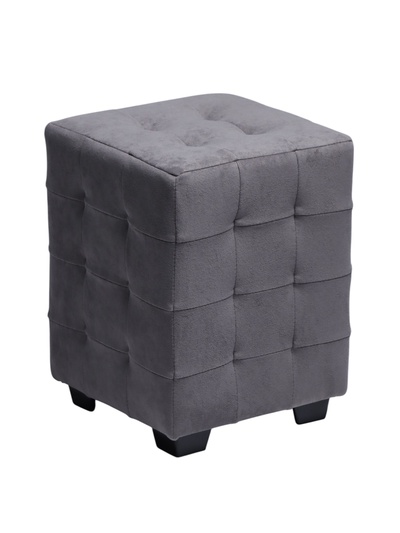 Пуф «Кусен», 300×300×400 мм, цвет серый велюр