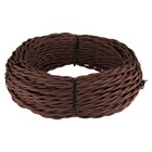 Ретро кабель витой W6452614, 2х2,5, цвет коричневый - фото 4111223