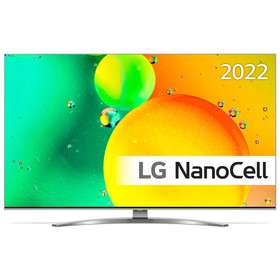 Телевизор LG 43NANO786QA, 43", 3840x2160, DVB-T2/C/S/S2, HDMI 3,USB 2, Smart TV, серебристый