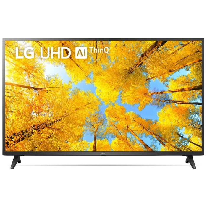 Телевизор LG 55UQ75006LF 55 3840x2160 DVB-T2CSS2 HDMI 3 USB 1 Smart TV черный 4999000₽