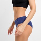 Трусы женские слипы, цвет синий, размер 52 (XXL) - фото 50748944