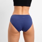 Трусы женские слипы, цвет синий, размер 52 (XXL) - фото 50748945