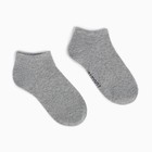 Набор носков детских (3 пары), цвет серый/белый/фуксия, размер 24-26 - Фото 6