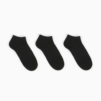 Набор мужских носков (3 пары), цвет чёрный, размер 39-41