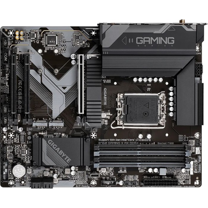 Материнская плата Gigabyte B760 GAMING X AX, LGA1700, B760, 4хDDR4, HDMI, DP, ATX - фото 51310399