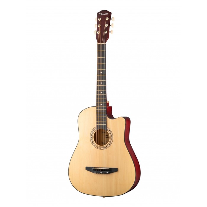 Акустическая гитара Cowboy 38C-M-N, с вырезом, цвет натуральный - Фото 1