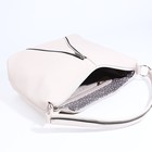 Сумка-мешок "Оливи" на молнии, наружный карман, цвет молочный - Фото 8