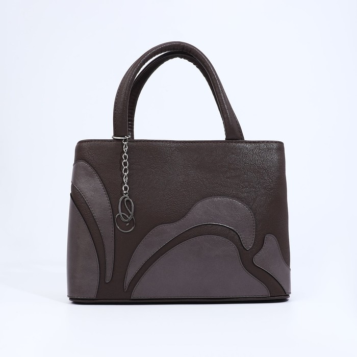 Сумка-тоут "Оливи" на молнии, цвет коричневый - Фото 1